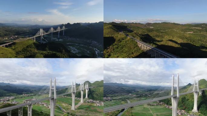 中国基建郴州赤石大桥航拍