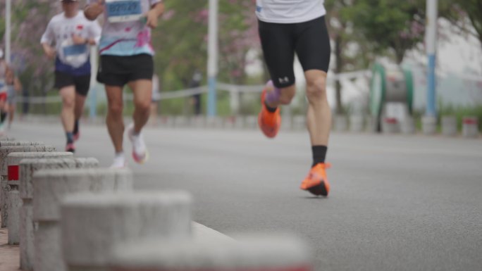 马拉松运动员 长跑 跑步 比赛