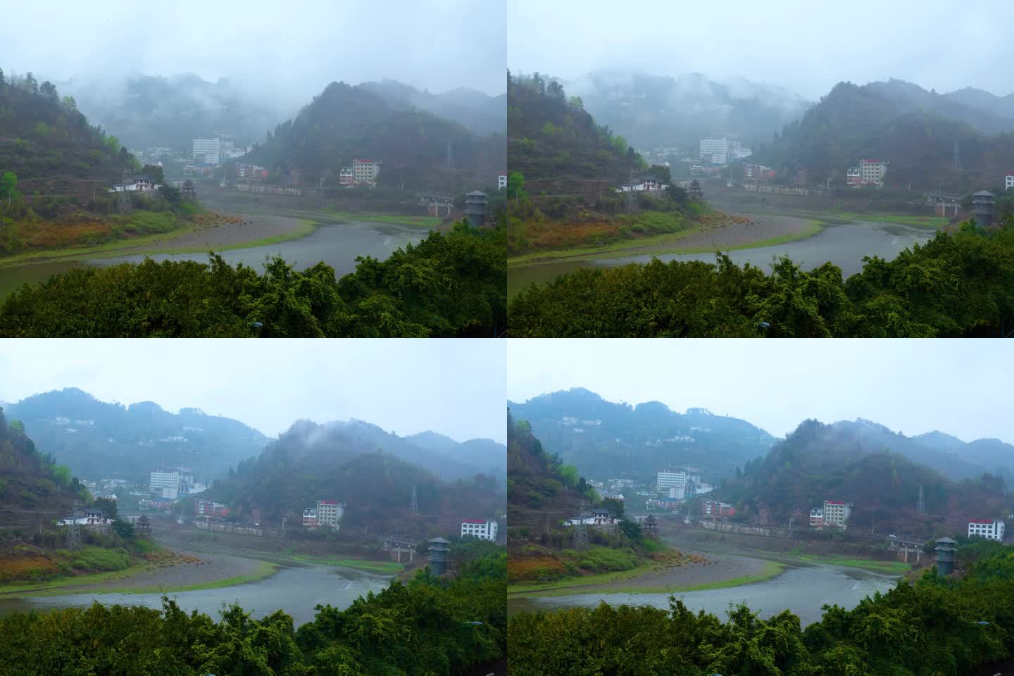 贵州赤水河畔山水延时