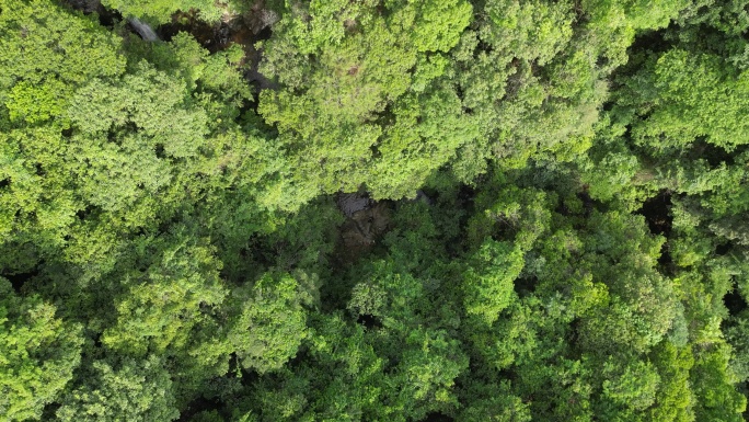 俯瞰绿水青山  大地山谷航拍