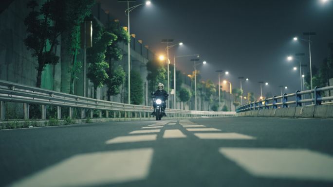 摩托车机车骑行航拍宣传片超清4K