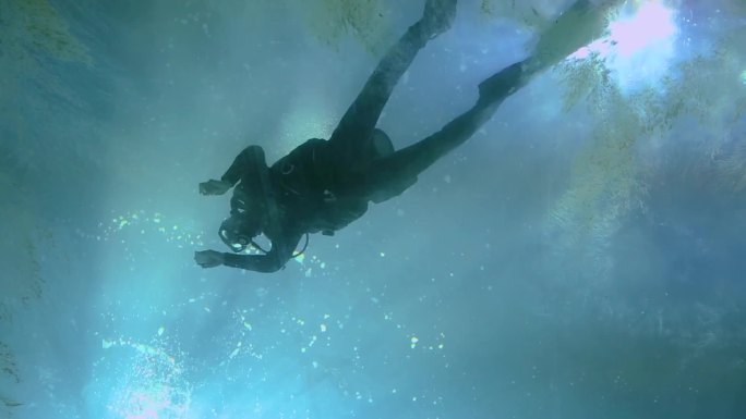 潜水员 海底世界 深潜装备