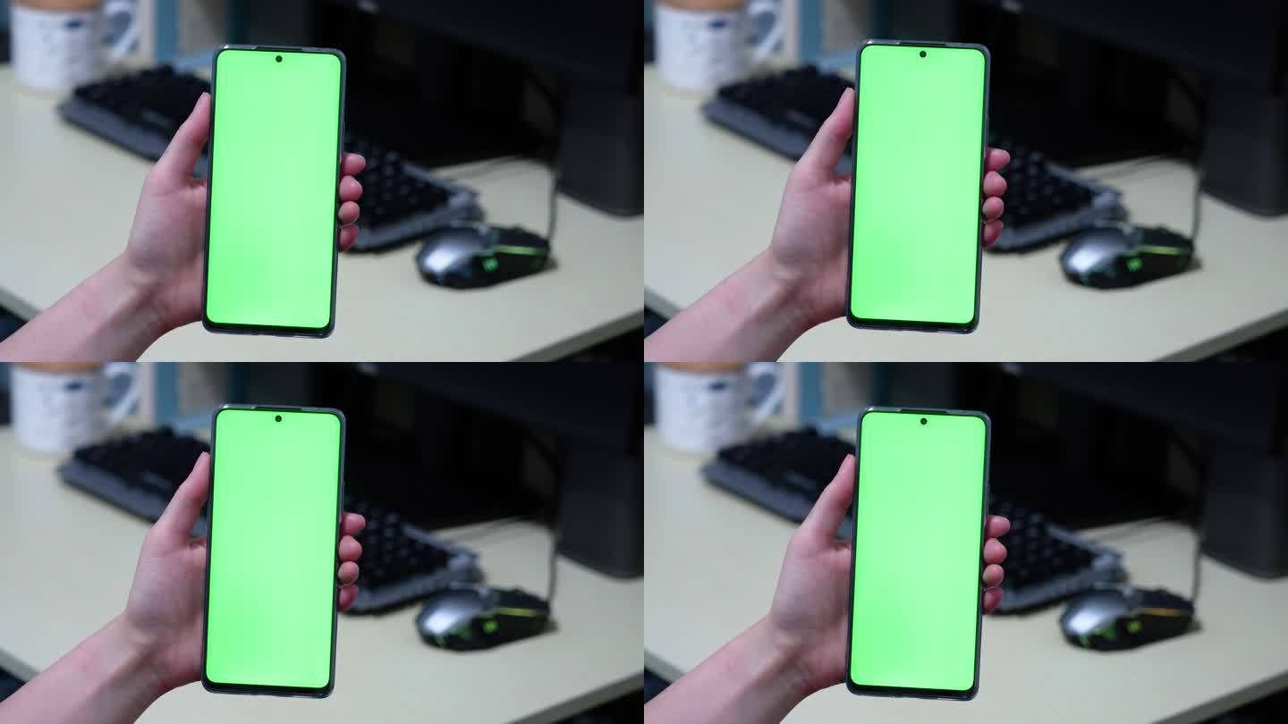 4K 绿屏手机 08