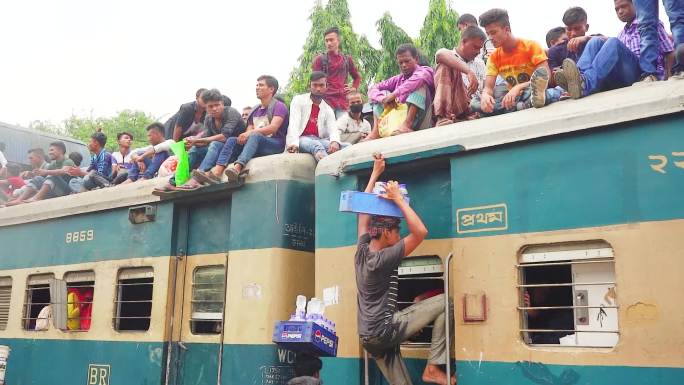孟加拉挂火车人文短片