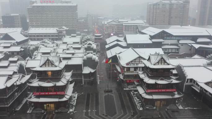 古城雪景