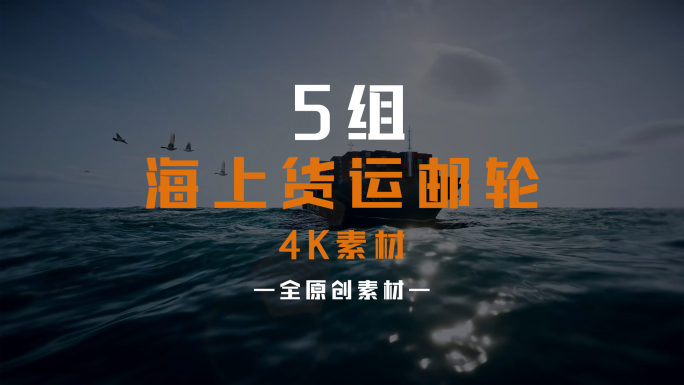 5组海上货轮中海之心