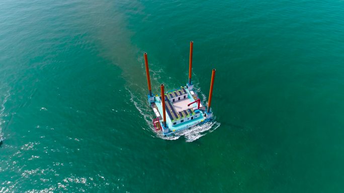 太阳板测试 海面行驶 海面船只