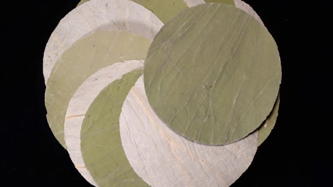 干荷叶切片荷叶饭（2）