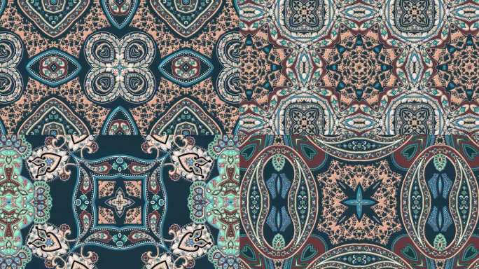 4K几何图形动感背景视频42