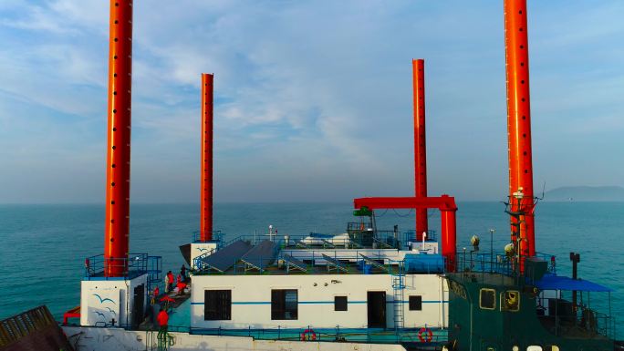 太阳板测试 海面行驶 海面船只