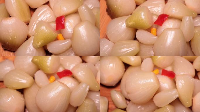 茭头小菜酸菜泡菜剁椒腌制藠头（2）
