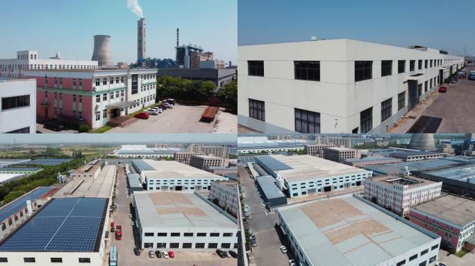 厂区航拍4k