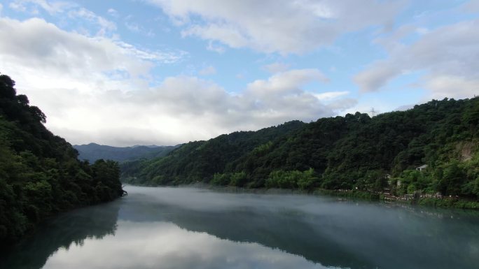 航拍郴州小东江 东江湖