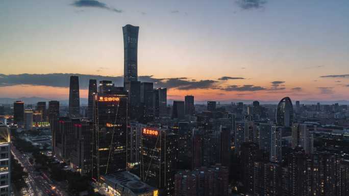 【8K】北京CBD延时 城市夜景