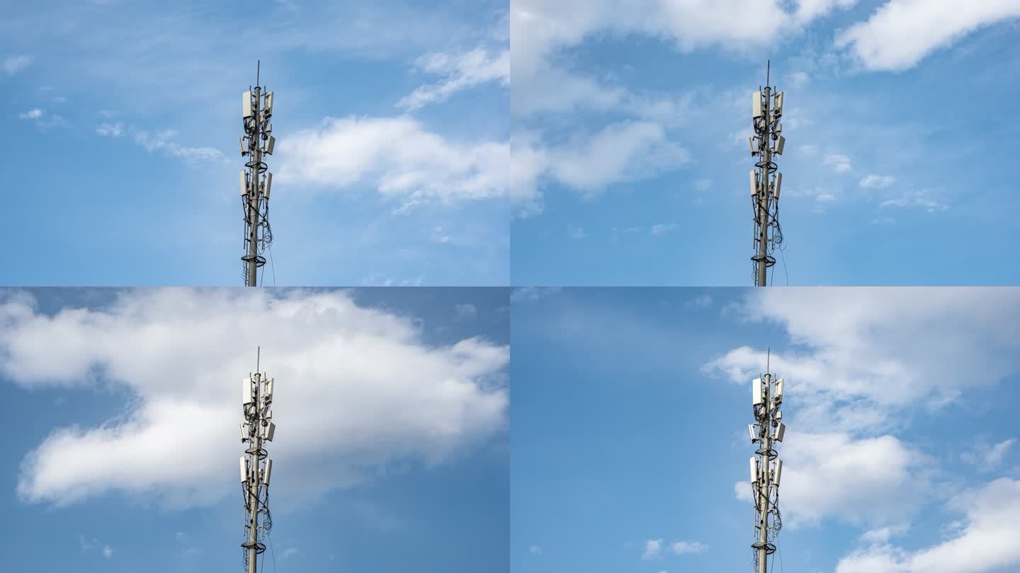 城市信号塔5g通信塔移动网络4g5g发射