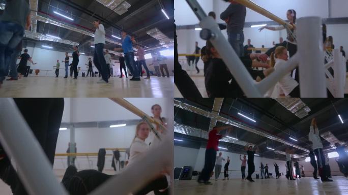 舞蹈练习 集体活动 专业指导