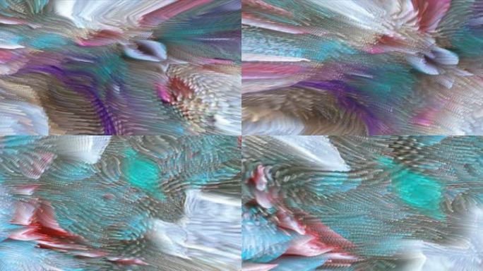 抽象背景艺术海浪涌动创意视觉投影96-4