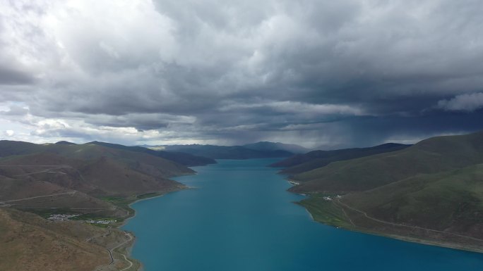 【4K】西藏航拍 羊卓雍措 羊湖