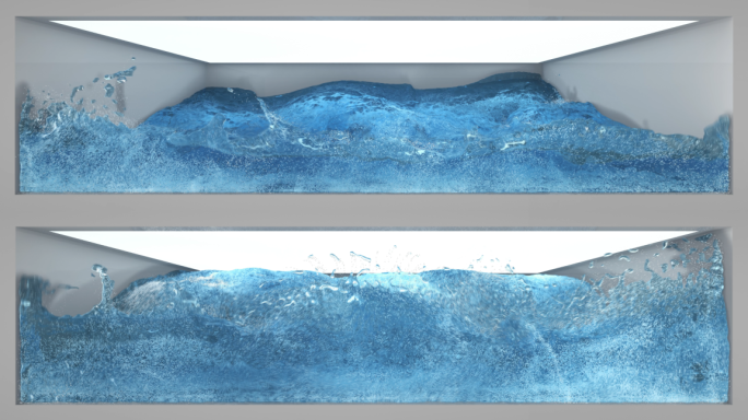 裸眼3D水箱 海浪