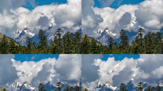 西藏苍孔雪山