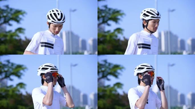 自行车道 运动头盔