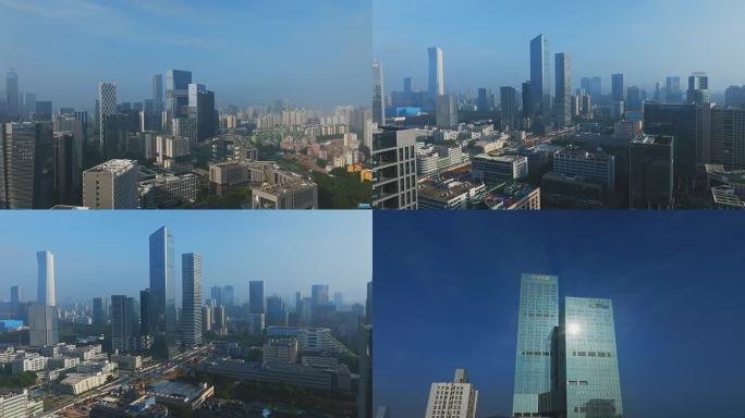 2023深圳雾霾天气 腾讯大厦航拍