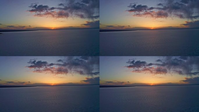哈拉湖日落