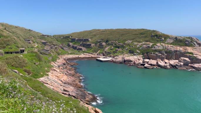 浙江舟山东极-青浜岛夏天海岛旅行风光