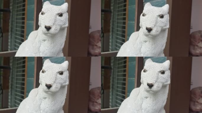 景德镇雕塑瓷 豹