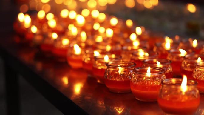 祈福红蜡烛寺庙蜡烛