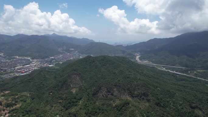 【正版素材】深圳龙岗区梧桐山和狮子山