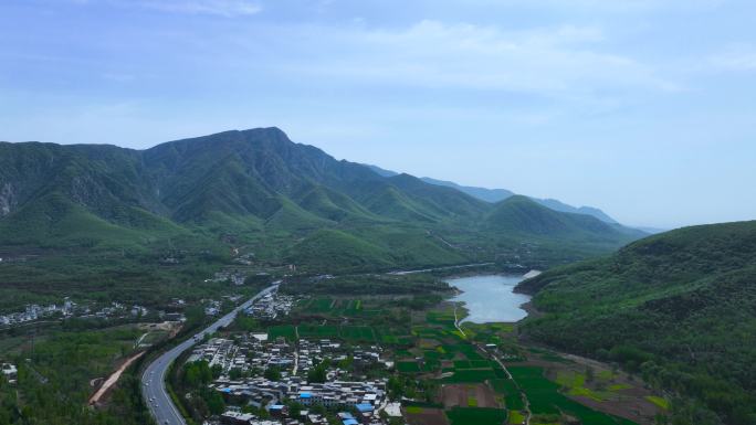 4K延时航拍河南郑州市登封少林寺