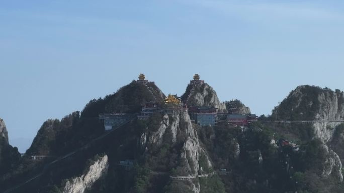 4K航拍河南洛阳老君山景区