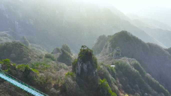 4K航拍河南洛阳老君山景区