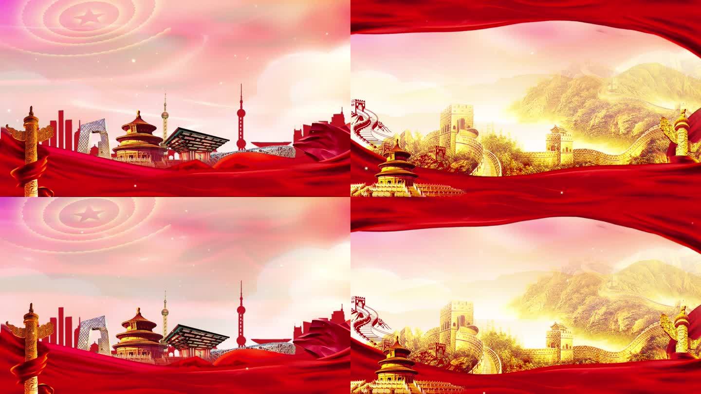 《中国脊梁》高清舞台背景
