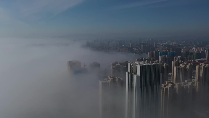 威海 平流雾 海滨路 环翠区 云彩