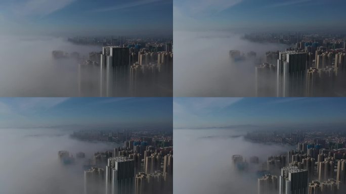 威海 平流雾 海滨路 环翠区 云彩