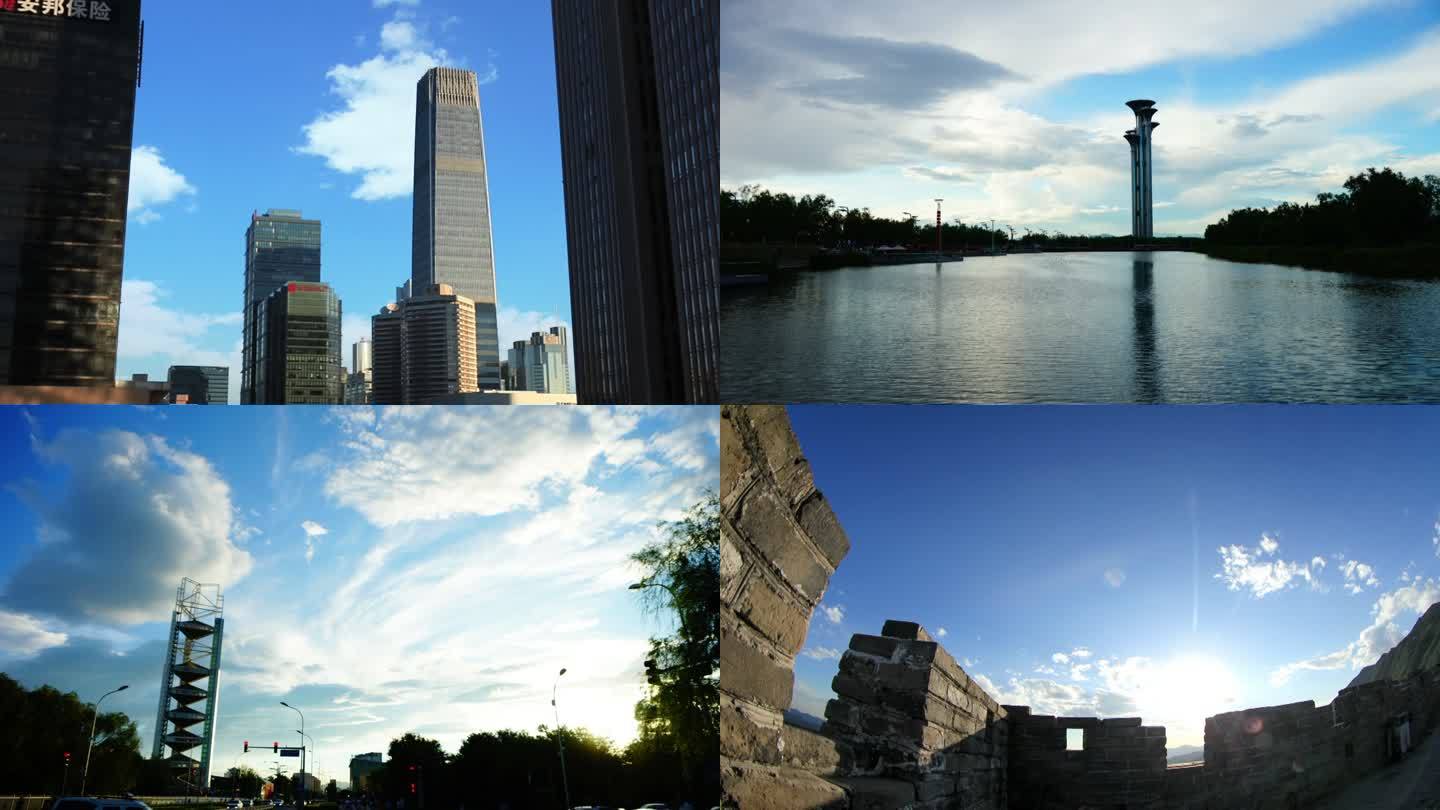 北京日景集锦古建商业标志性建筑公园