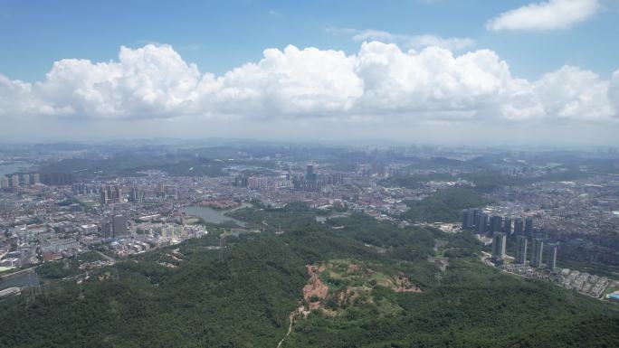 深圳龙岗区全景 深圳龙岗区航拍