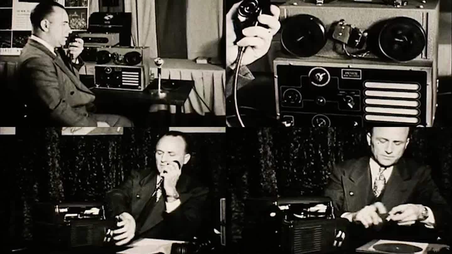 40年代录音机对讲机电话机