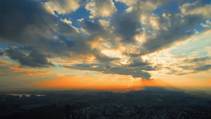 吉林省长春市绝美夕阳