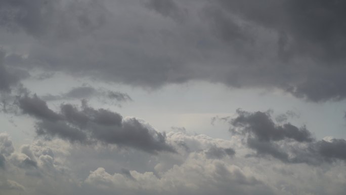 天空乌云飘动将要下雨云层云朵天气变化气象