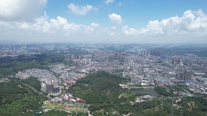 深圳龙岗区全景 深圳龙岗区航拍