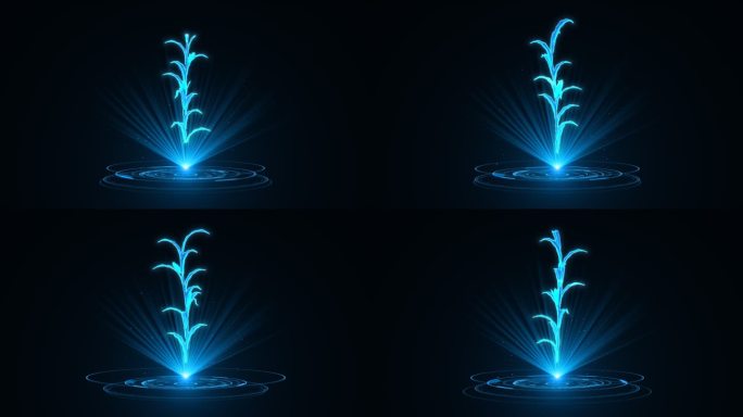 一棵玉米树带通道