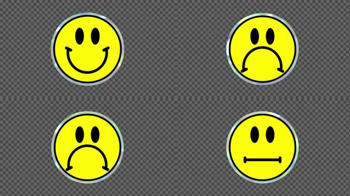 微笑emoji贴纸动态