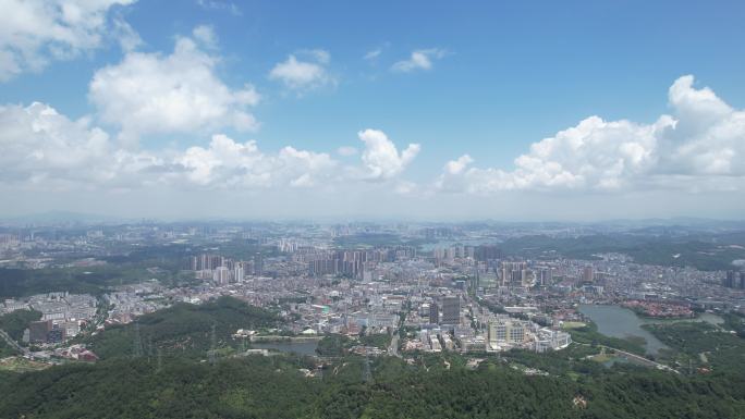 深圳龙岗区全景 深圳龙岗区航拍