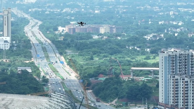 组装无人机航拍天眼系统巡逻城市大脑指挥