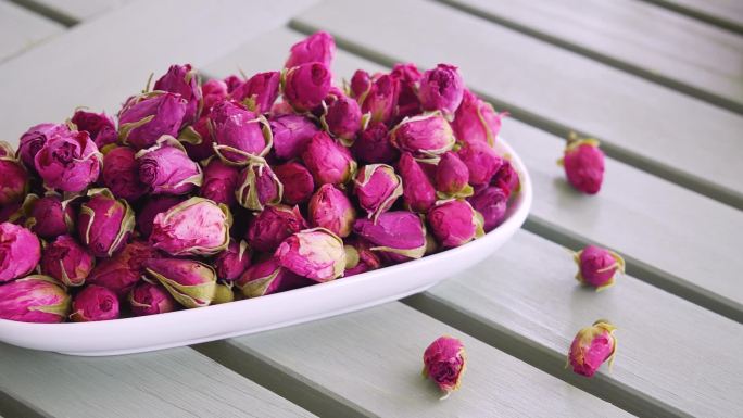 玫瑰花茶饮品女性