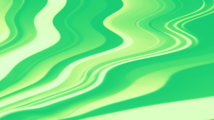 绿色梦幻 流体抽象线条背景