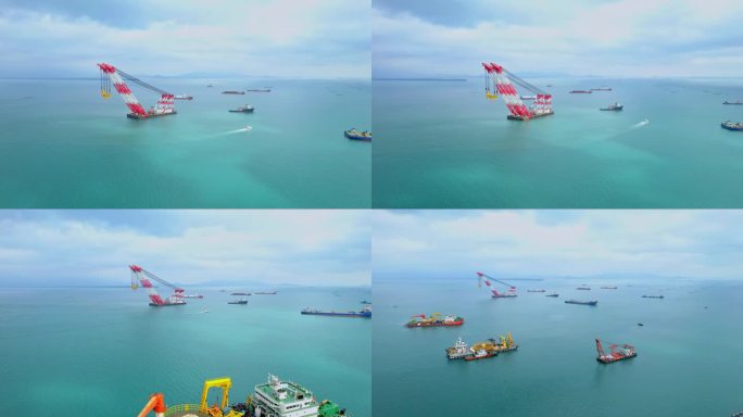 海洋工程船，海上风电工程平台